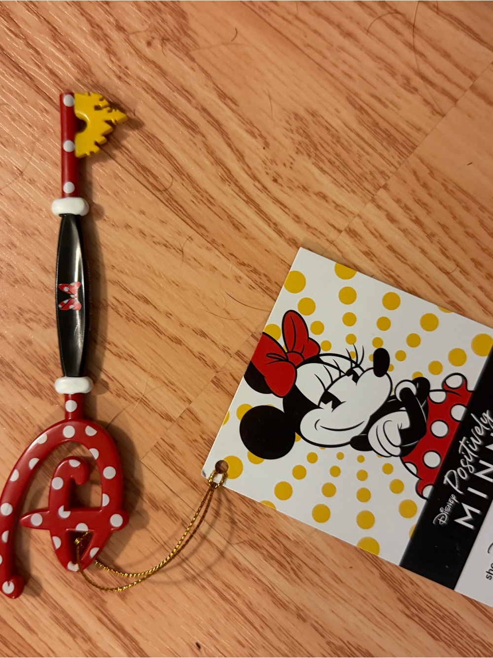 Minnie Mouse Red Polka Dot key